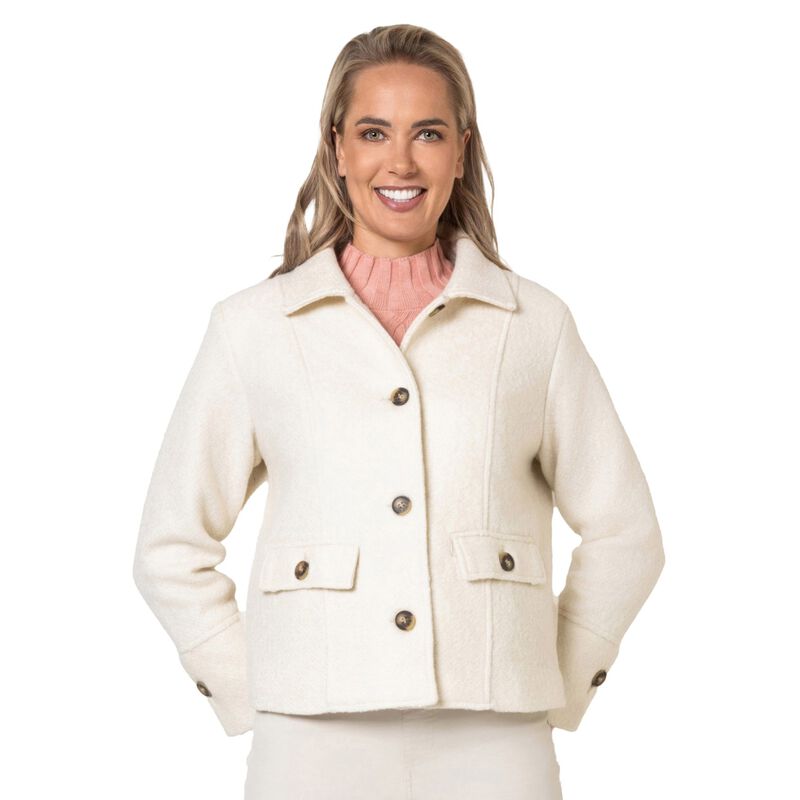 B Essentials Pleat Back Jacket image number 4